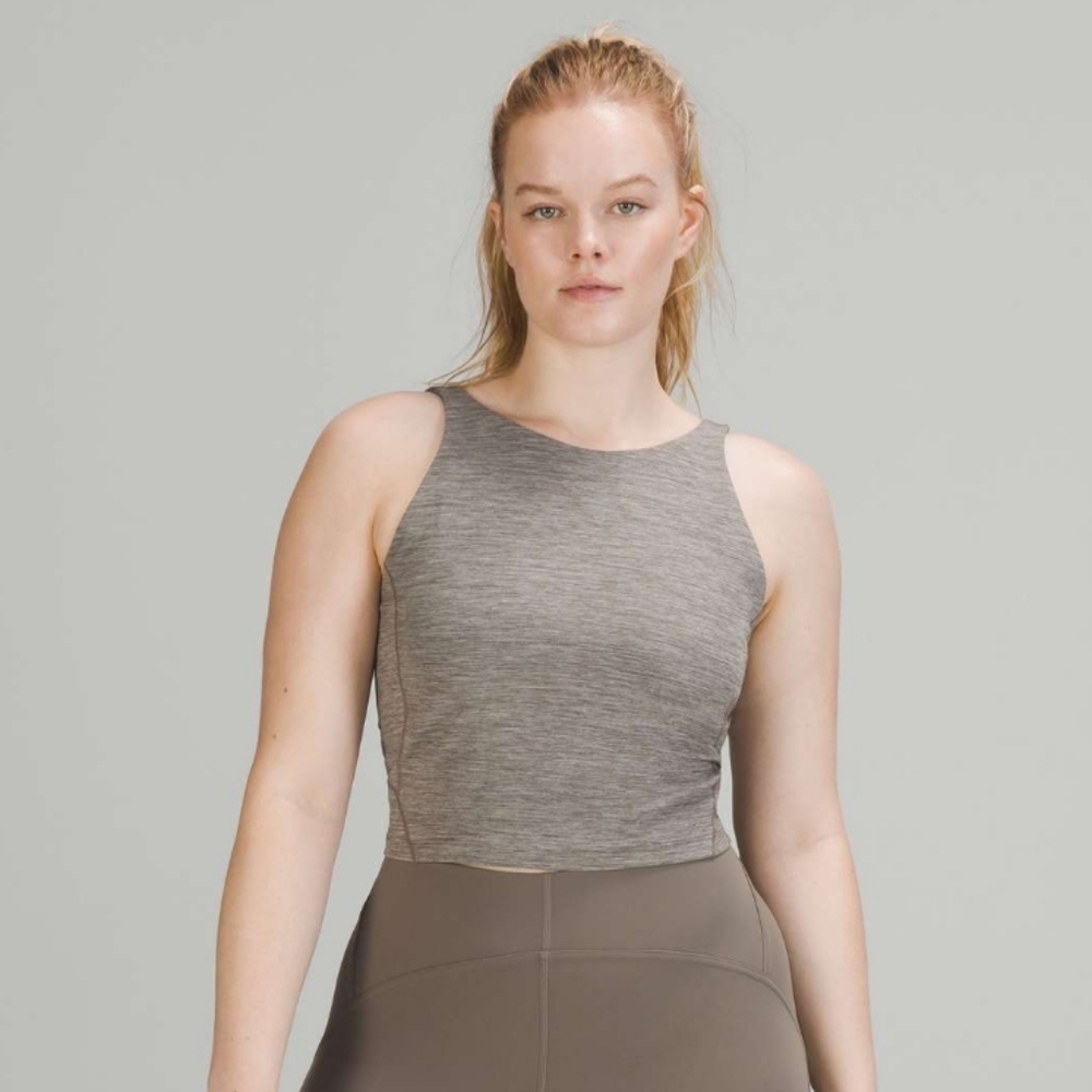 Lululemon Align High-Neck Tank Top - Heathered Rover - 6